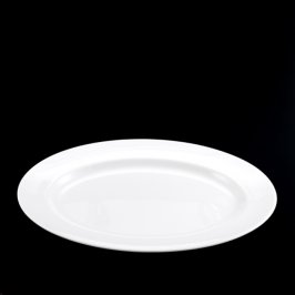 Oval Platter Plain White