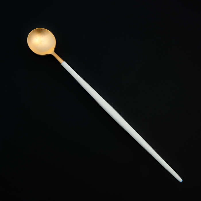 Gold Long Canapé Spoon